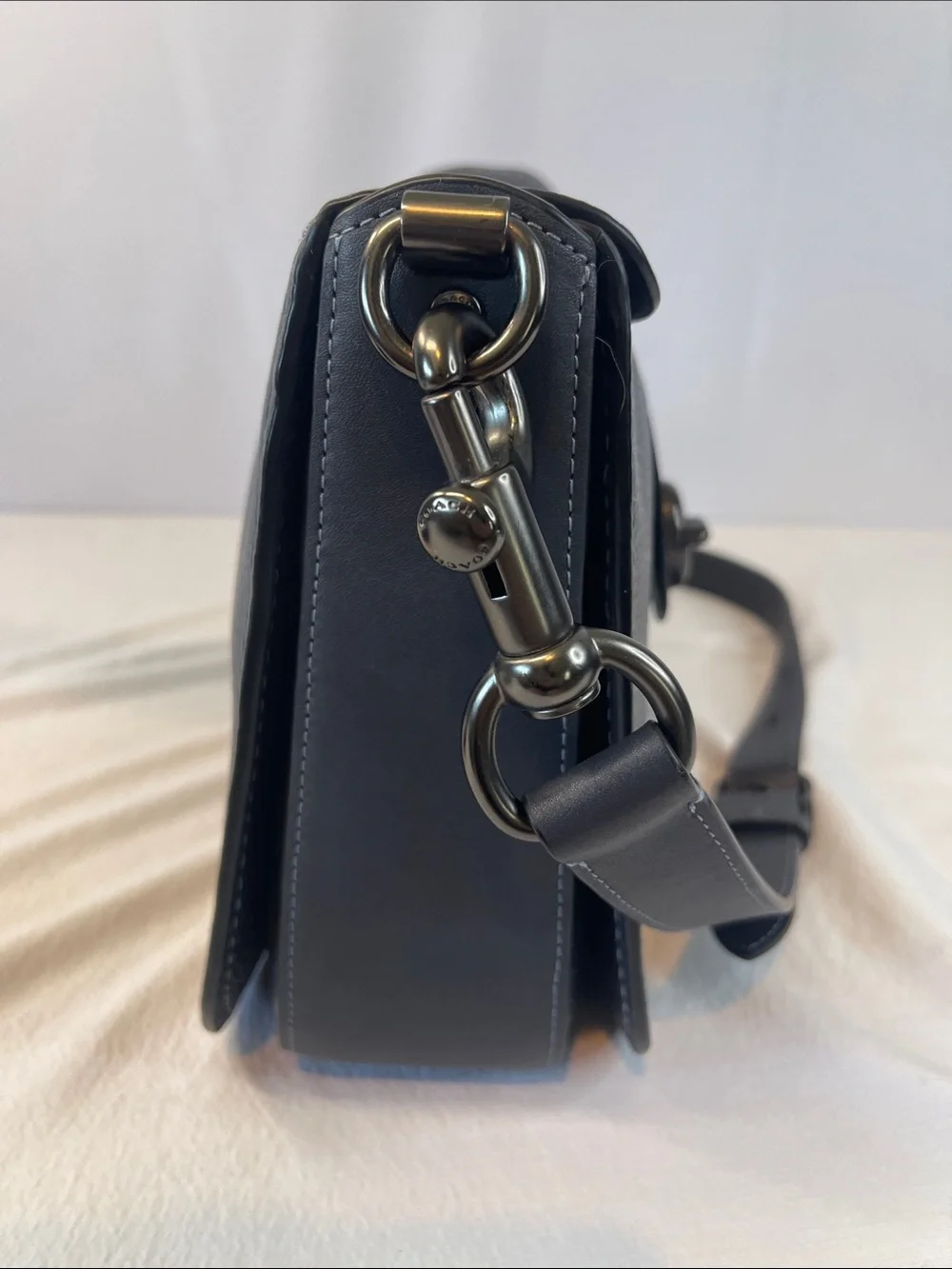 Coach B1873-29220 1941 Page 27 Glovetanned Pebble Leather Crossbody Navy